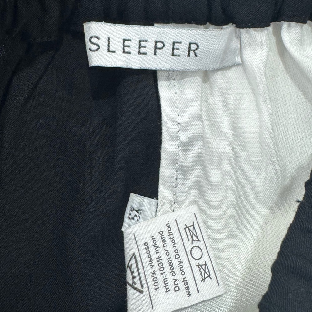 Sleeper Women Colorblock Black White Pajama Pant Size XS - Picture 4 of 5